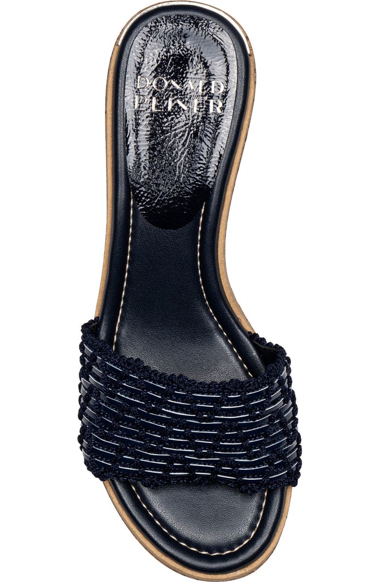 Donald Pliner Allea Wedge Sandal, Alternate, color, Navy