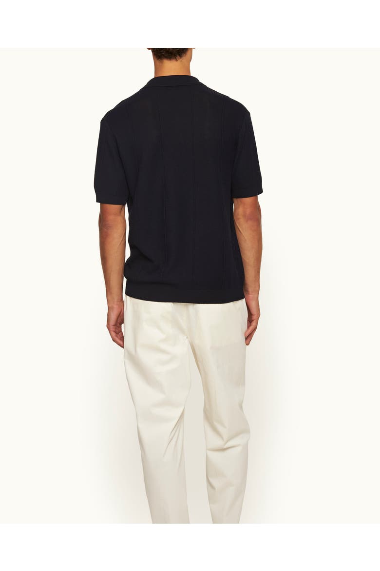 Tiernan Classic Fit Capri Collar Mercerised Cotton Shirt, Alternate, color, NIGHT IRIS