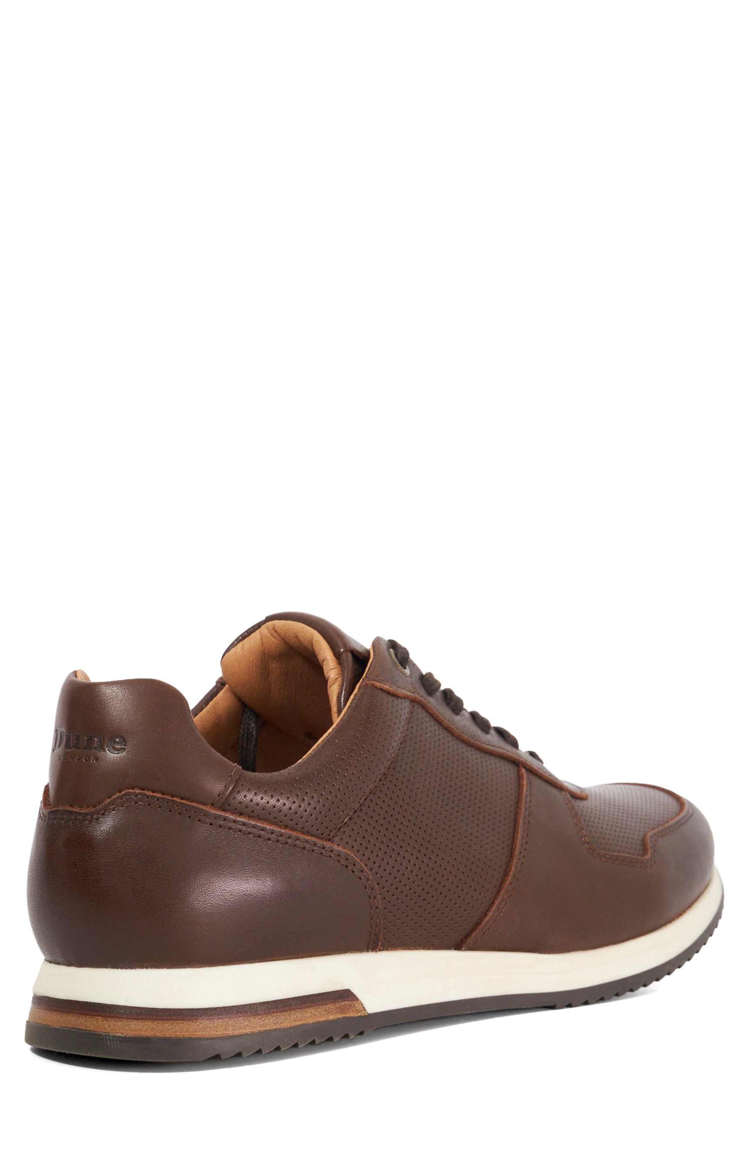Trilogy Sneaker, Alternate, color, BROWN