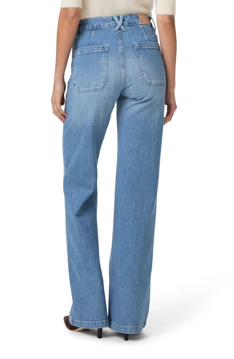 PAIGE Leenah Patch Pocket Wide Leg Jeans, Alternate, color,