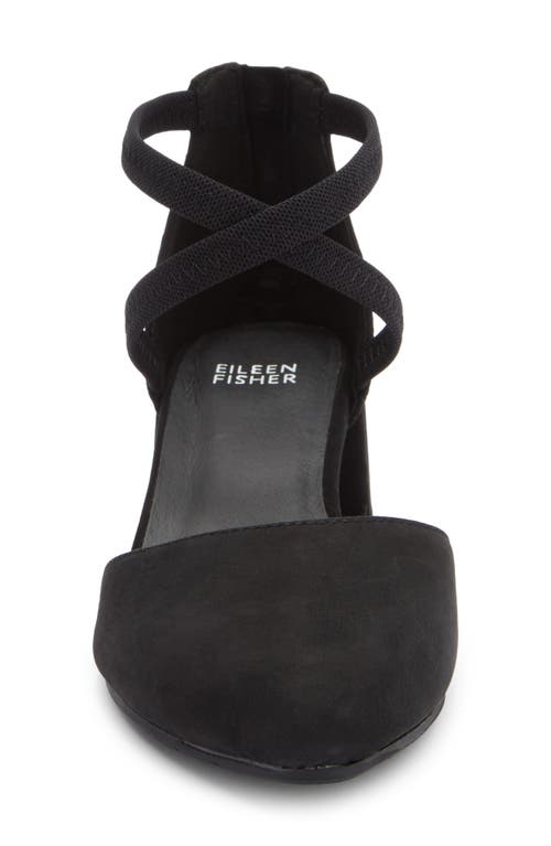 Eileen Fisher Venice Block Heel Pump In Black