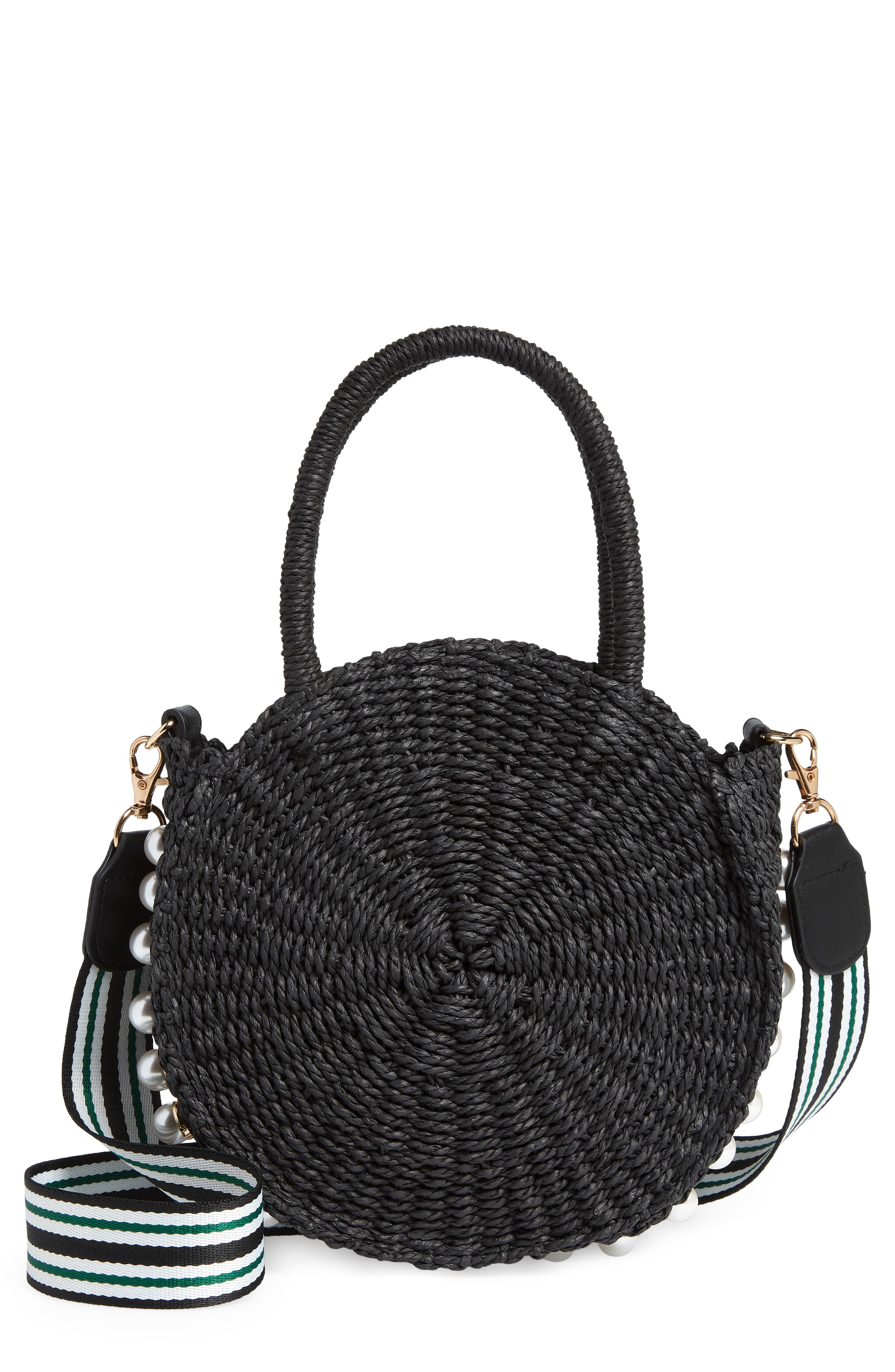 BTB Los Angeles Mia Straw Bag, Main, color, 