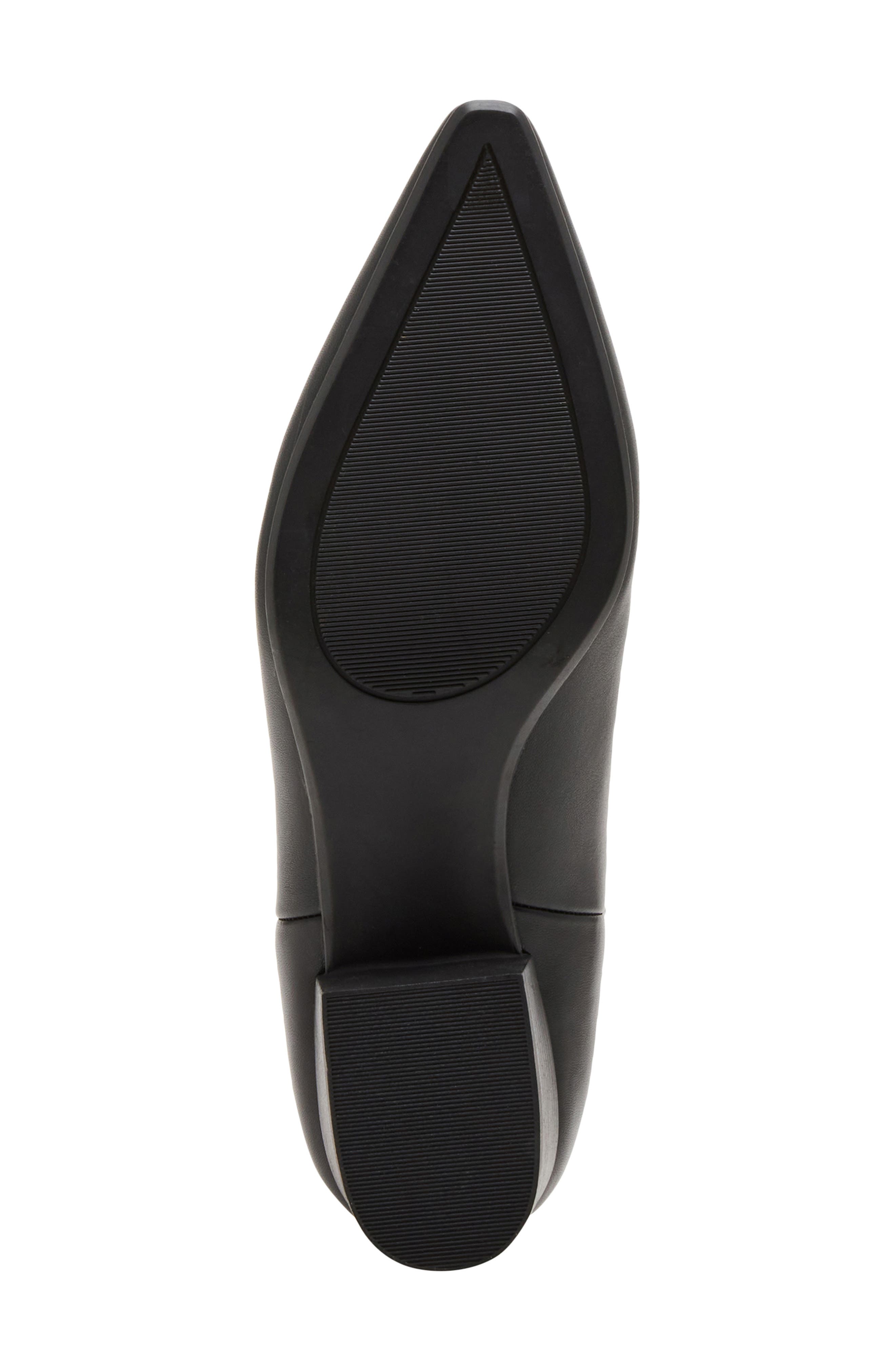 Enchanted Faux Leather Pointed Toe Boot, Alternate, color, BLACK PARIS