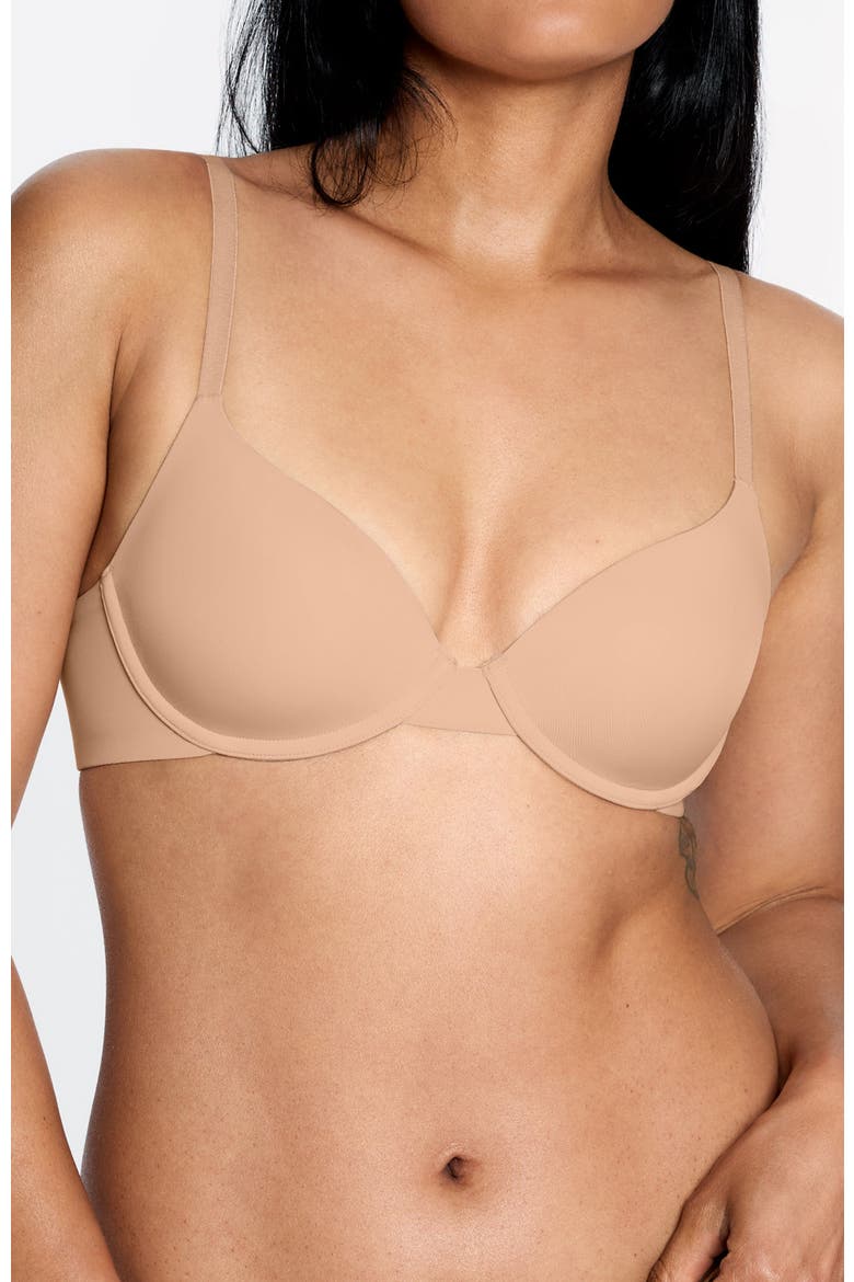 Simply Smooth T-Shirt Bra, Main, color, Buff