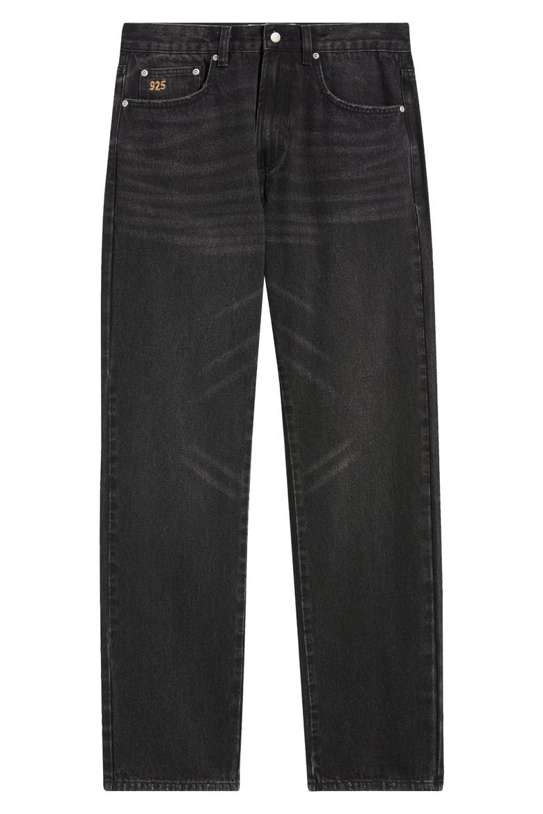 Stock Straight Leg Jeans, Alternate, color, MIDNIGHT BLACK