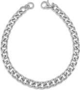 Adornia Men's Water Resistant Cuban Chain Bracelet