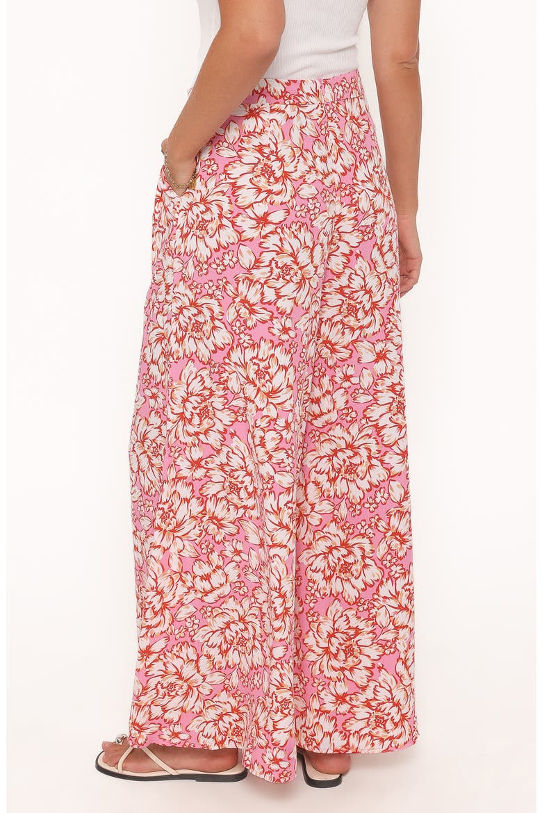 Lessie Floral Print Wide Leg Pants, Alternate, color, PINK FLORAL