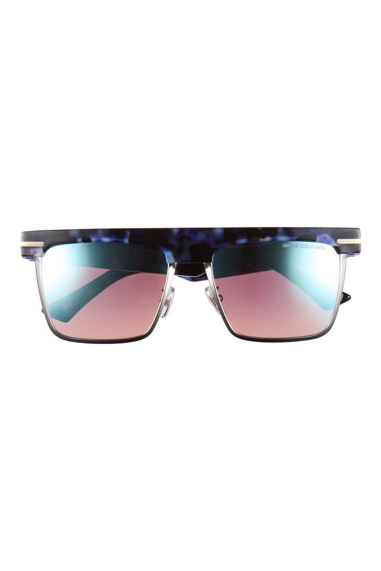 1359 Rectangle Sunglasses, Main, color, MOONDUST BLUE