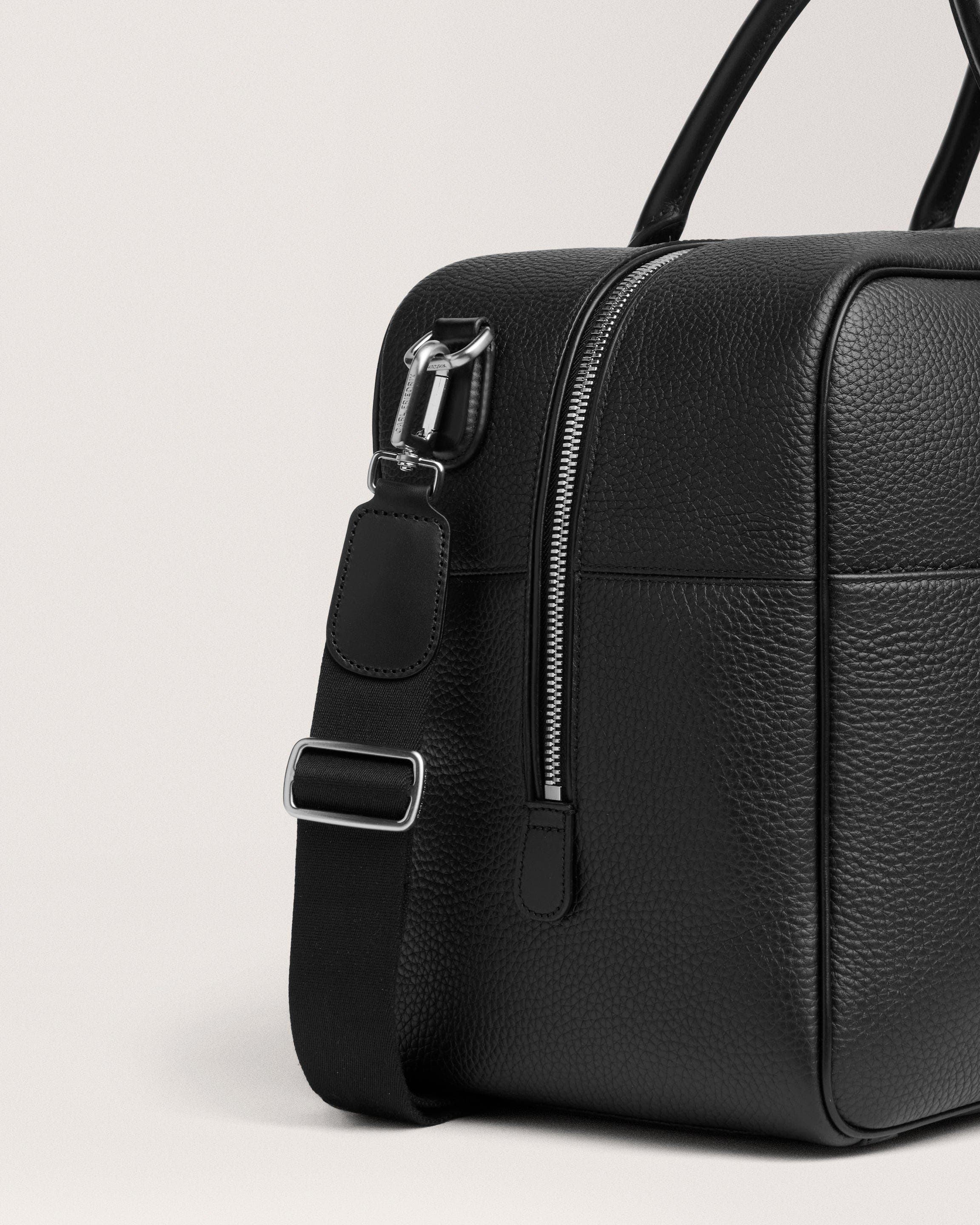 Carl Friedrik Granville Weekender, Alternate, color, Black