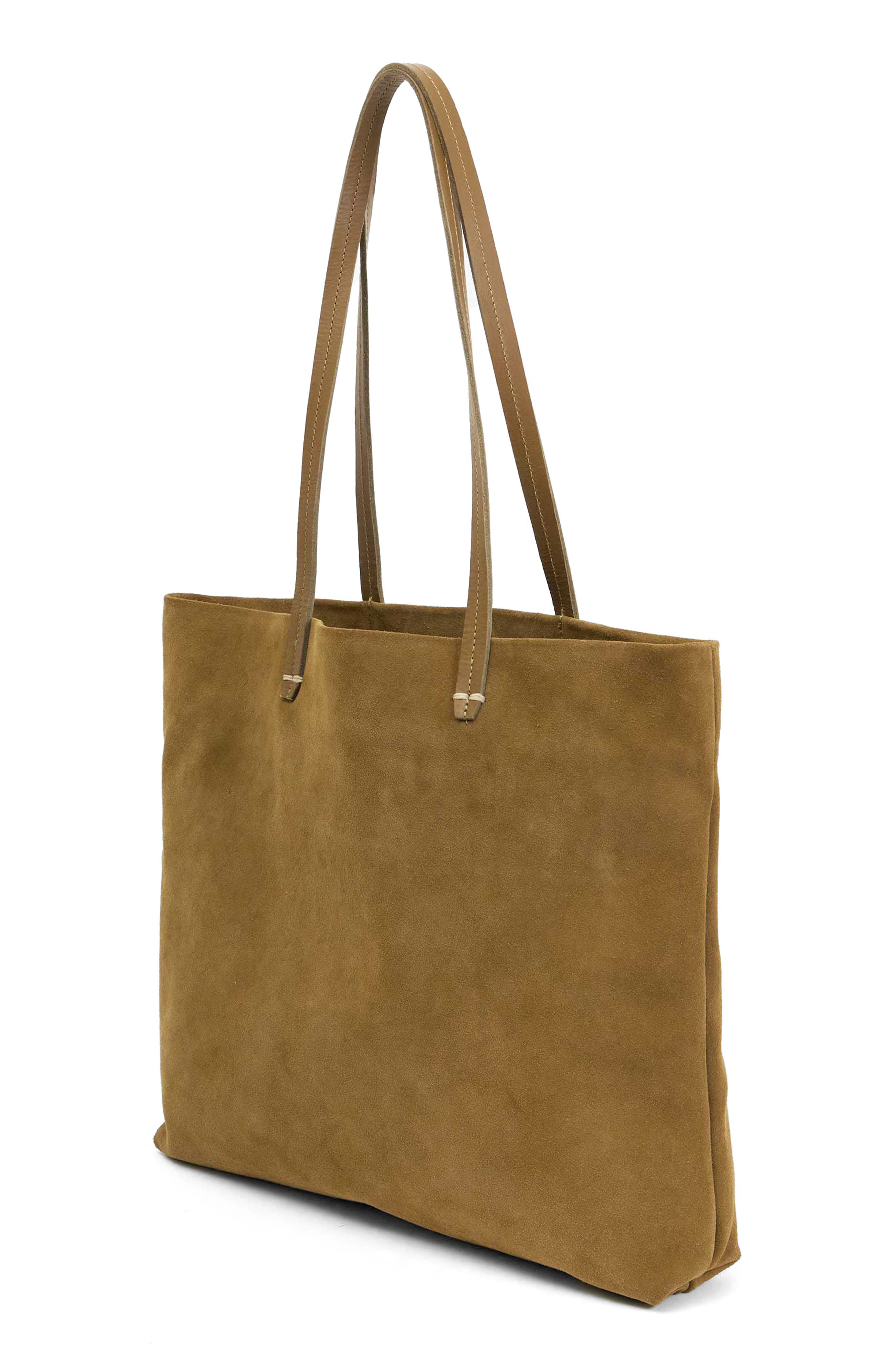 Clare V. Bande Suede Tote, Alternate, color, 