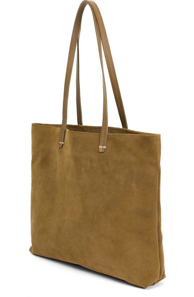 Clare V. Bande Suede Tote, Alternate, color,