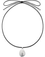 Monica Vinader Deia Pebble Locket Cord Necklace