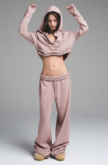 Wide Leg French Terry Sweatpants
