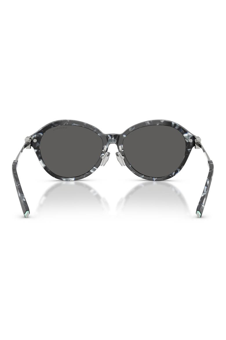 56mm Round Sunglasses, Alternate, color, HAVANA MADREPERLA / DARK GREY