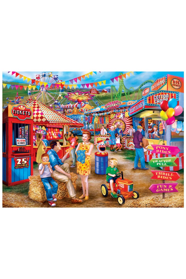 Day at the Fairgrounds 400 Piece Puzzle, Alternate, color, Multicolor