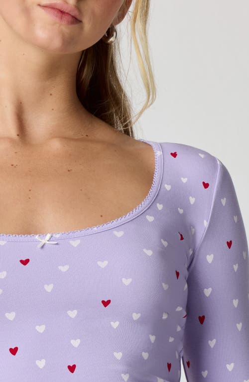 Florence By Mills Holidaze Rib Sleep Top In Blue