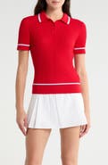 G/FORE Summer Friday Textured Cotton & Cashmere Polo