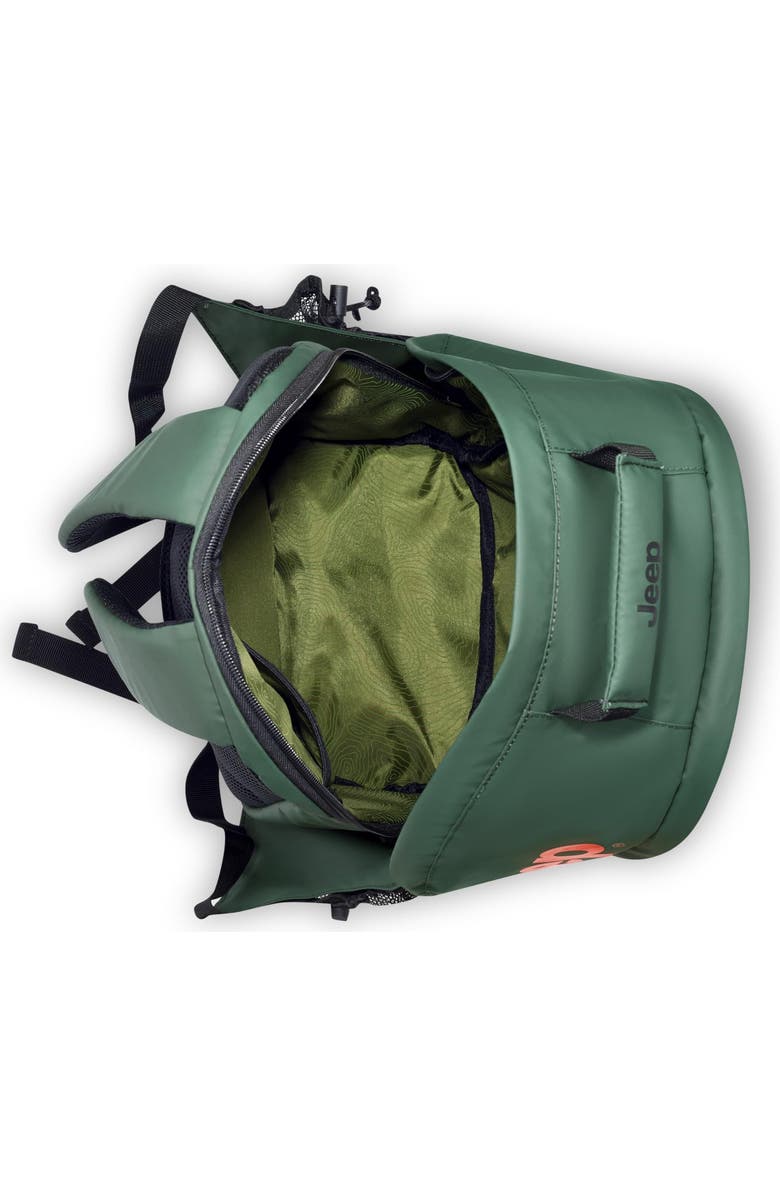 JEEP JS011B 15.6" Laptop Laptop Travel Backpack, Alternate, color, Green