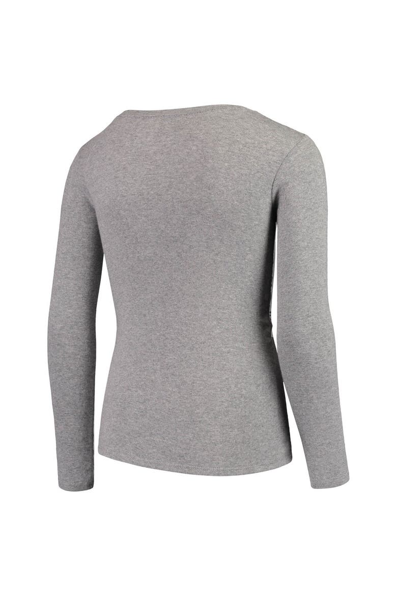 Youth Heathered Gray Clemson Tigers Long Sleeve T-Shirt & Pant Sleep Set, Alternate, color, Gray