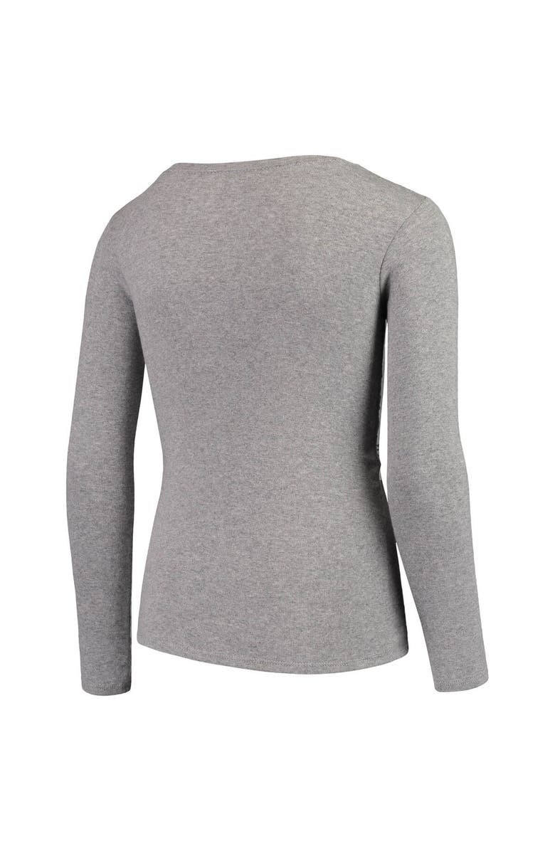 Outerstuff Youth Heathered Gray Clemson Tigers Long Sleeve T-Shirt & Pant Sleep Set, Alternate, color, Gray