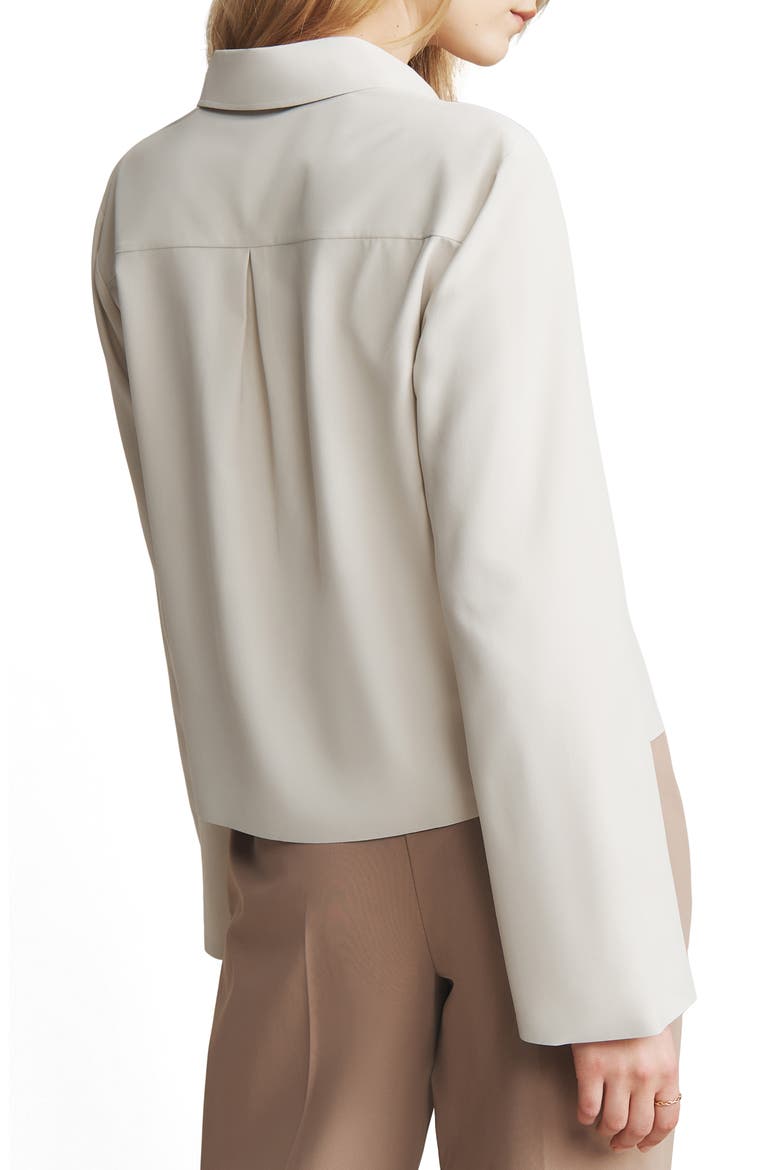 Mirage Cropped Performance Shirt, Alternate, color, SAND