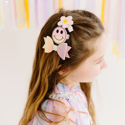 Sweet Wink Good Vibes Clip Set In Pink
