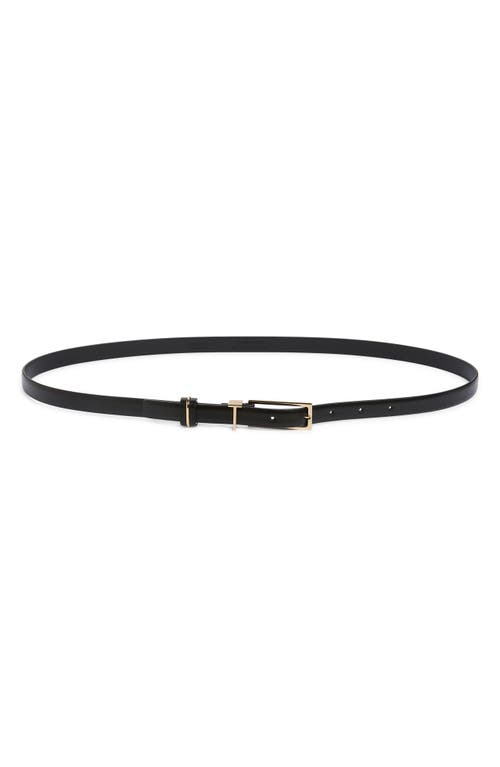 Tom Ford Smooth Leather Belt In Black