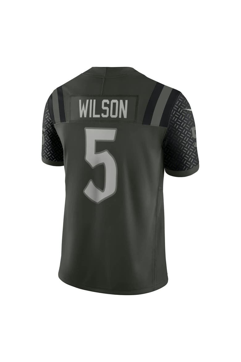 Men's Nike Garrett Wilson Gotham Green New York Jets 2025 Rivalries Collection Limited Jersey, Alternate, color, Green