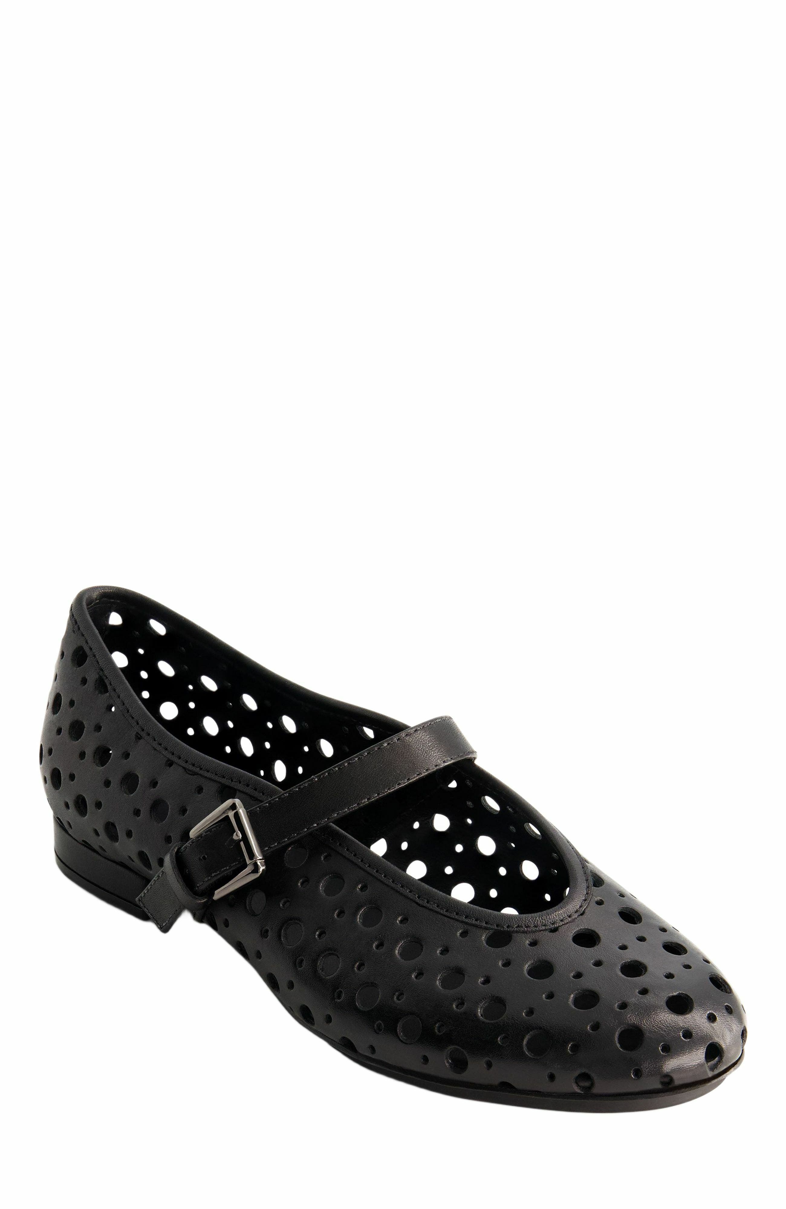 Bernardo Footwear Borden Perf Mary Jane Flat, Alternate, color, 