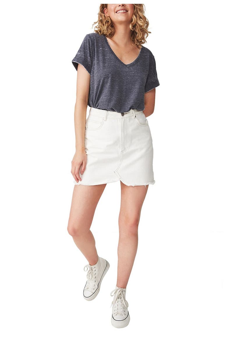 Cotton On Karly Short Sleeve V-Neck Top, Alternate, color,