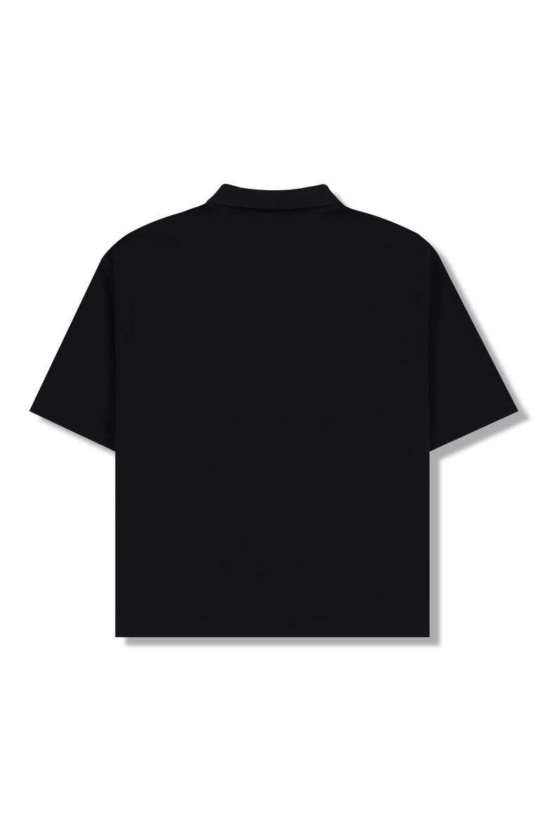Social Rugby Polo, Alternate, color, BLACK