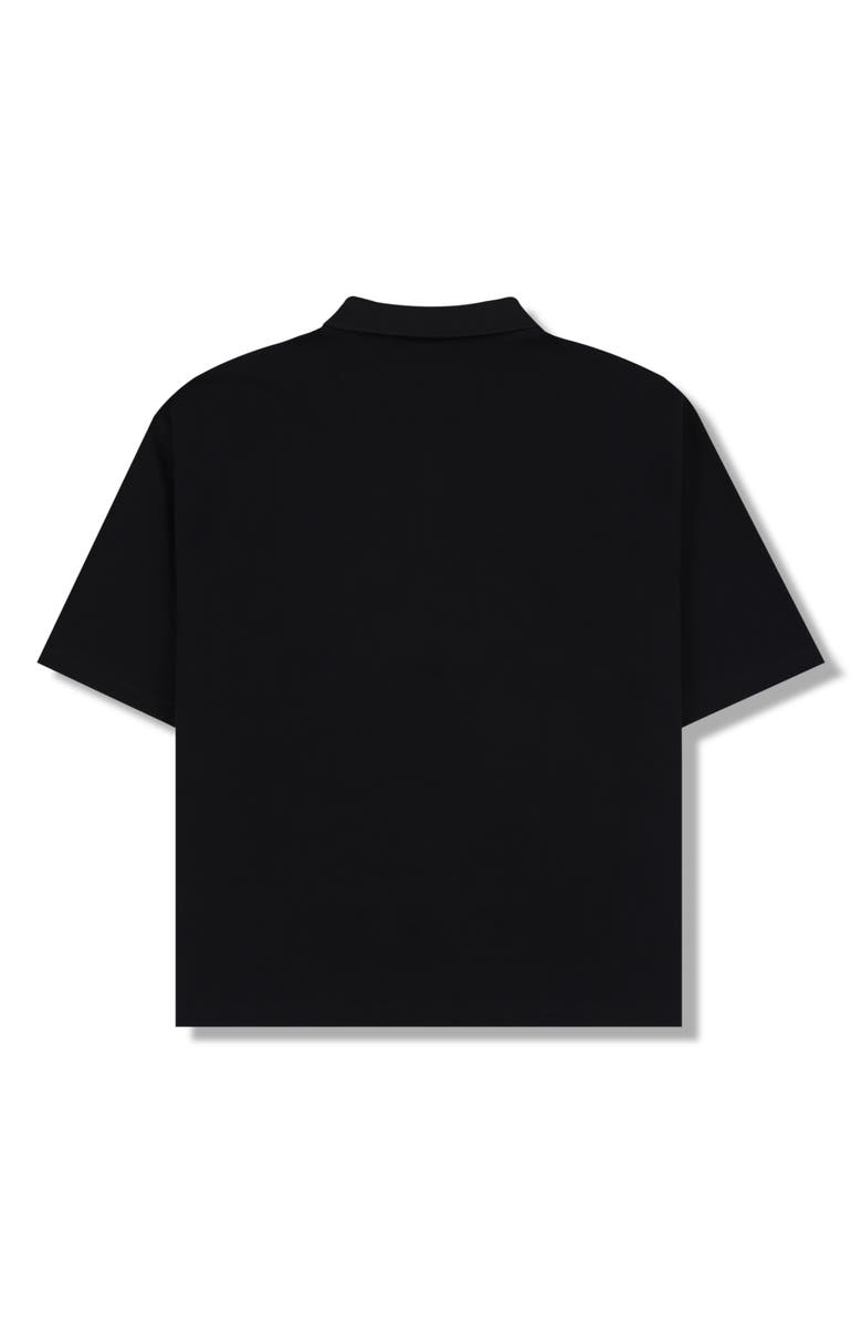 PLEASURES Social Rugby Polo, Alternate, color, Black