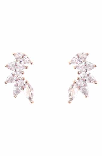 ZAXIE By Stefanie Taylor Marquise Cubic Zirconia Ear Crawlers