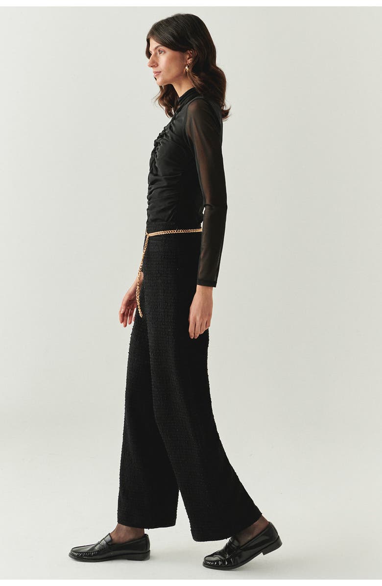 Exquise Yamileth Textured Zip, Alternate, color, Black