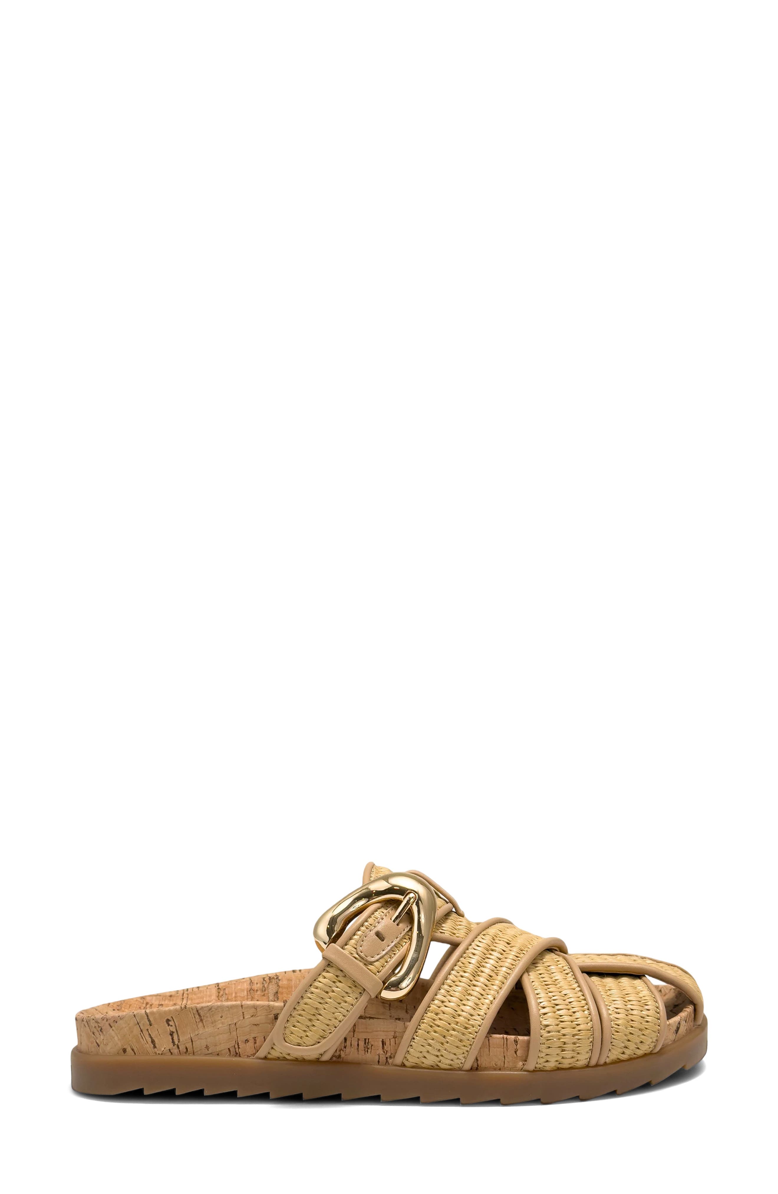 Aerosoles Liberty Woven Raffia Fisherman Mule, Alternate, color, Natural Basket Raffia