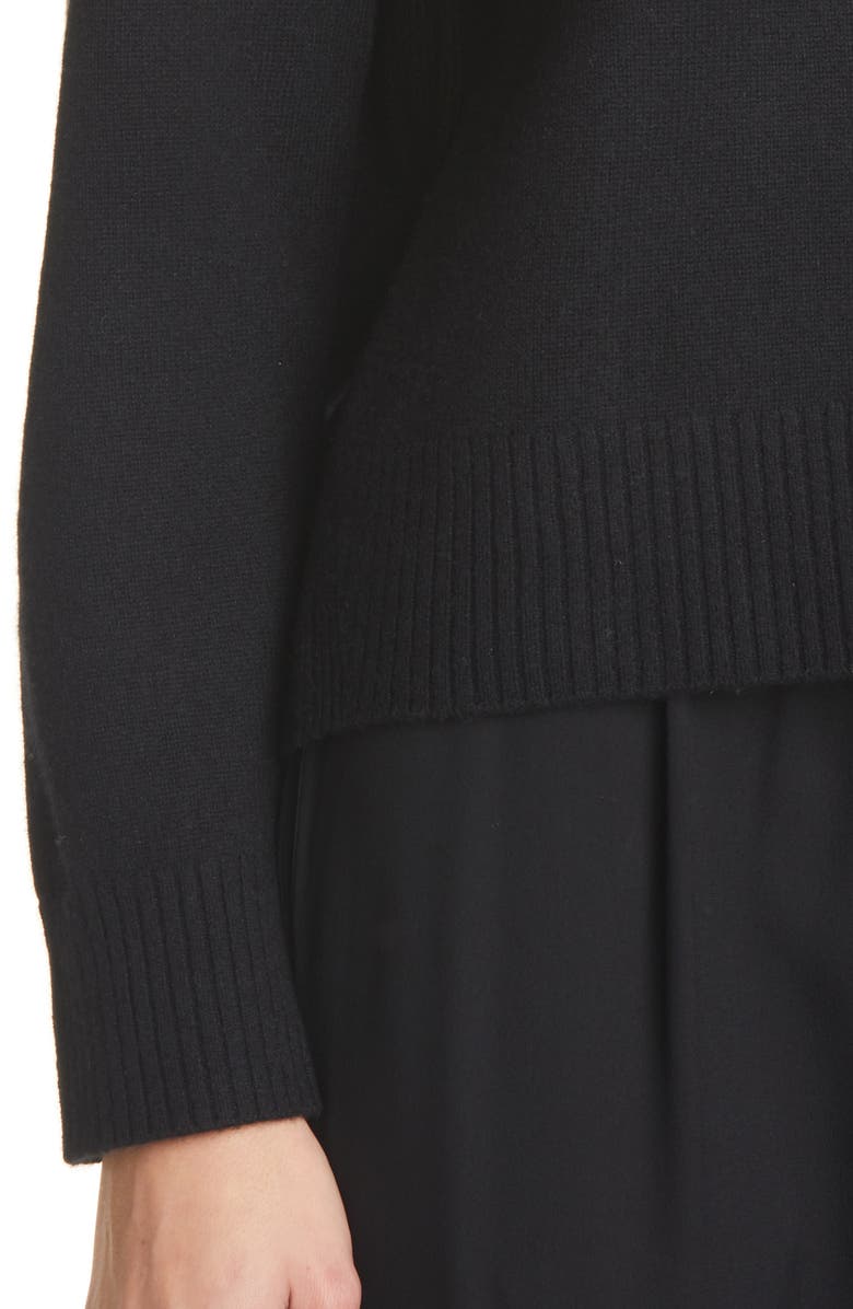 Vince V-Neck Ribbed Wool & Cashmere Blend Sweater, Alternate, color,