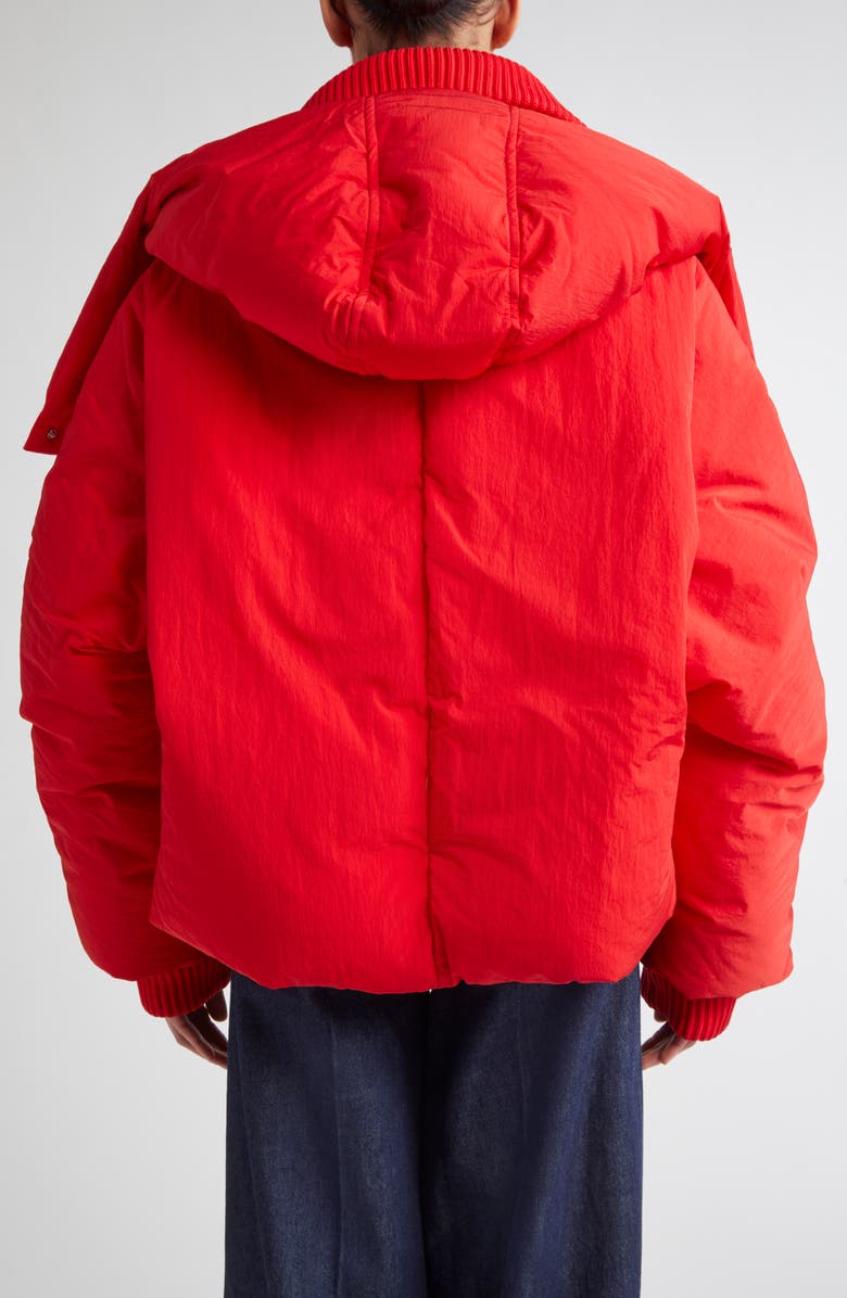 SPORTMAX Glizia Down Puffer Jacket, Alternate, color, Red