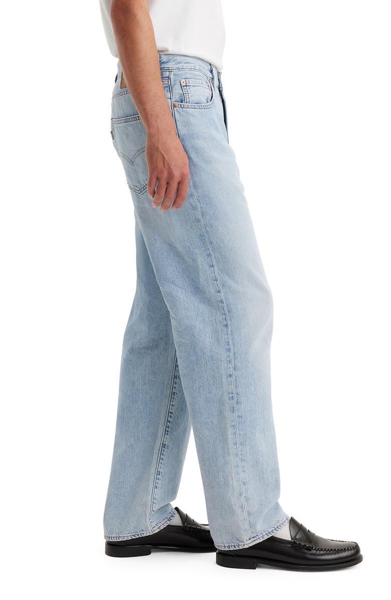 Levi's<sup>®</sup> 568<sup>™</sup> Stay Loose Cotton & Linen Jeans, Alternate, color, Varsity Academia Ltwt