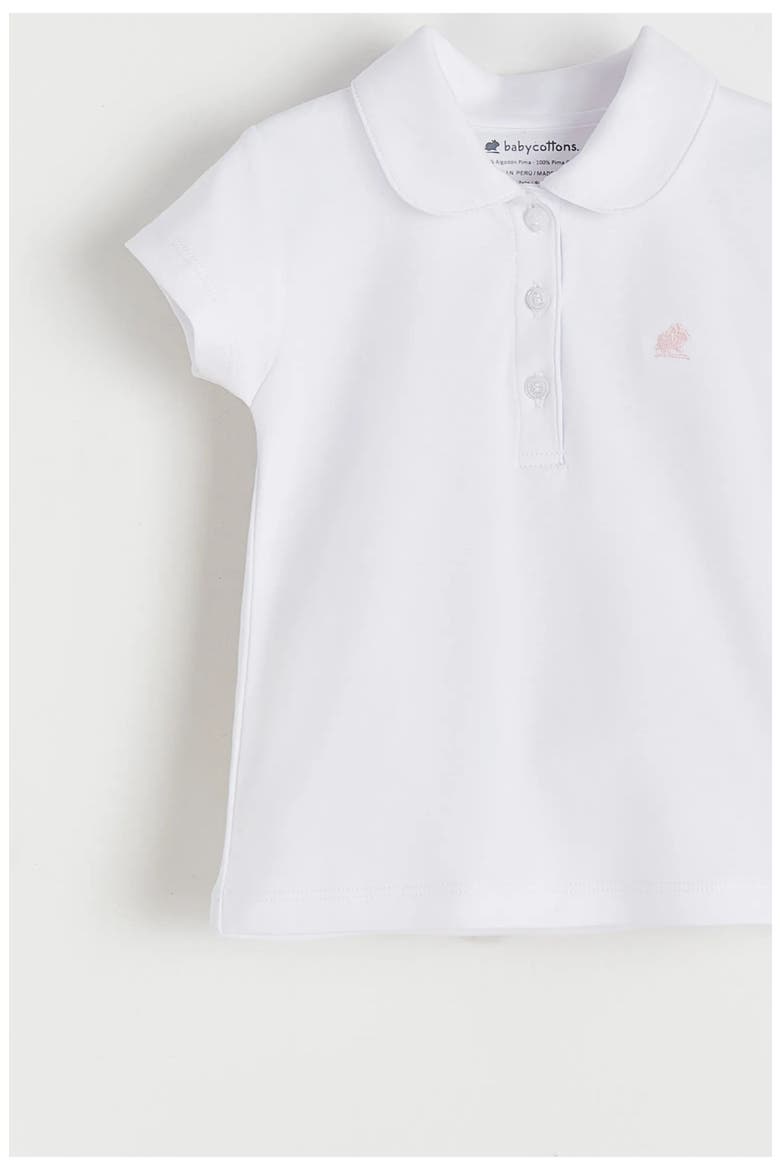 Essential Collared T-Shirt for Infant, Alternate, color, White
