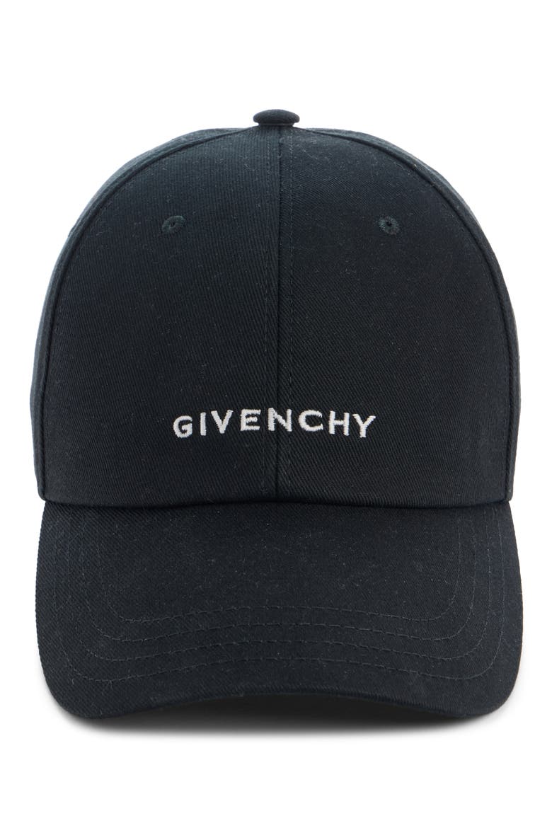 Logo Embroidered Adjustable Baseball Cap, Alternate, color, BLACK