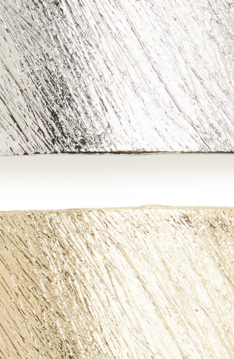 Tasha 2-Pack Brushed Metal Barrettes, Alternate, color, 