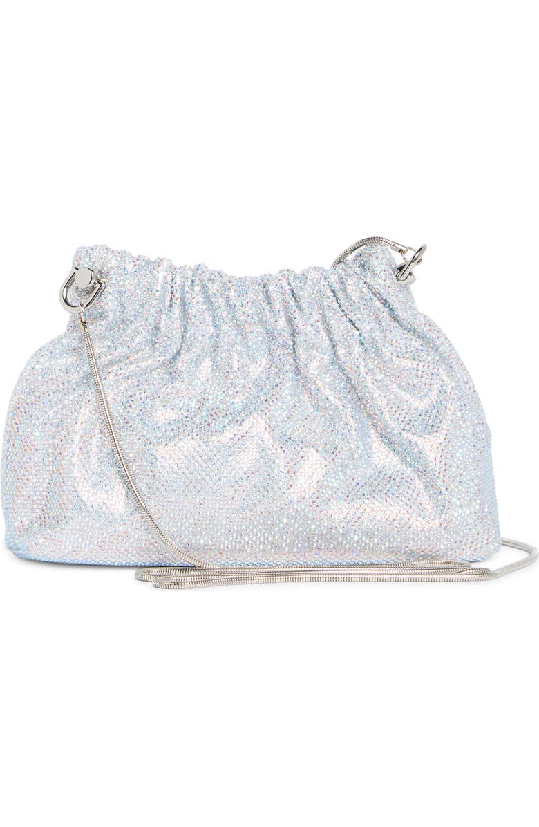 Jessica McClintock Leann Crystal Embellished Clutch, Alternate, color,