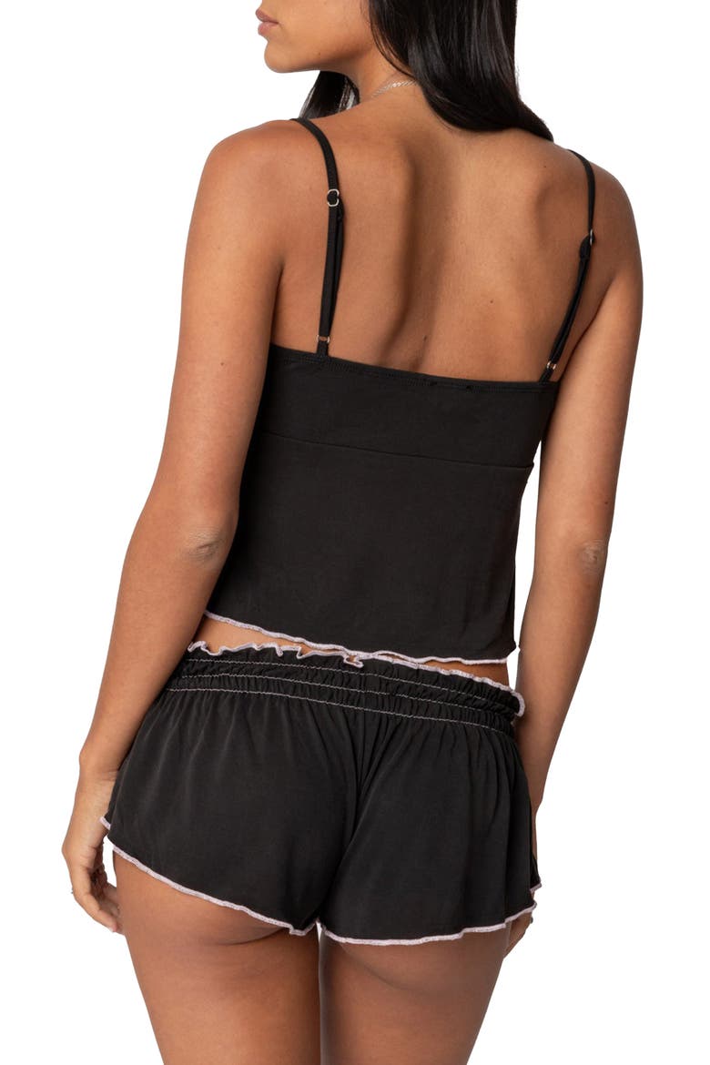 Alice Peplum Camisole, Alternate, color, BLACK