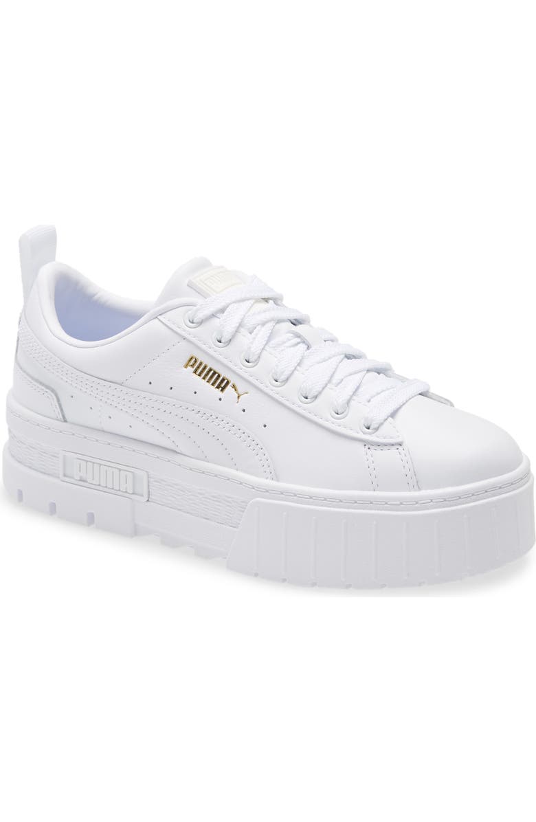 PUMA Mayze Classic Platform Sneaker, Main, color, Puma White