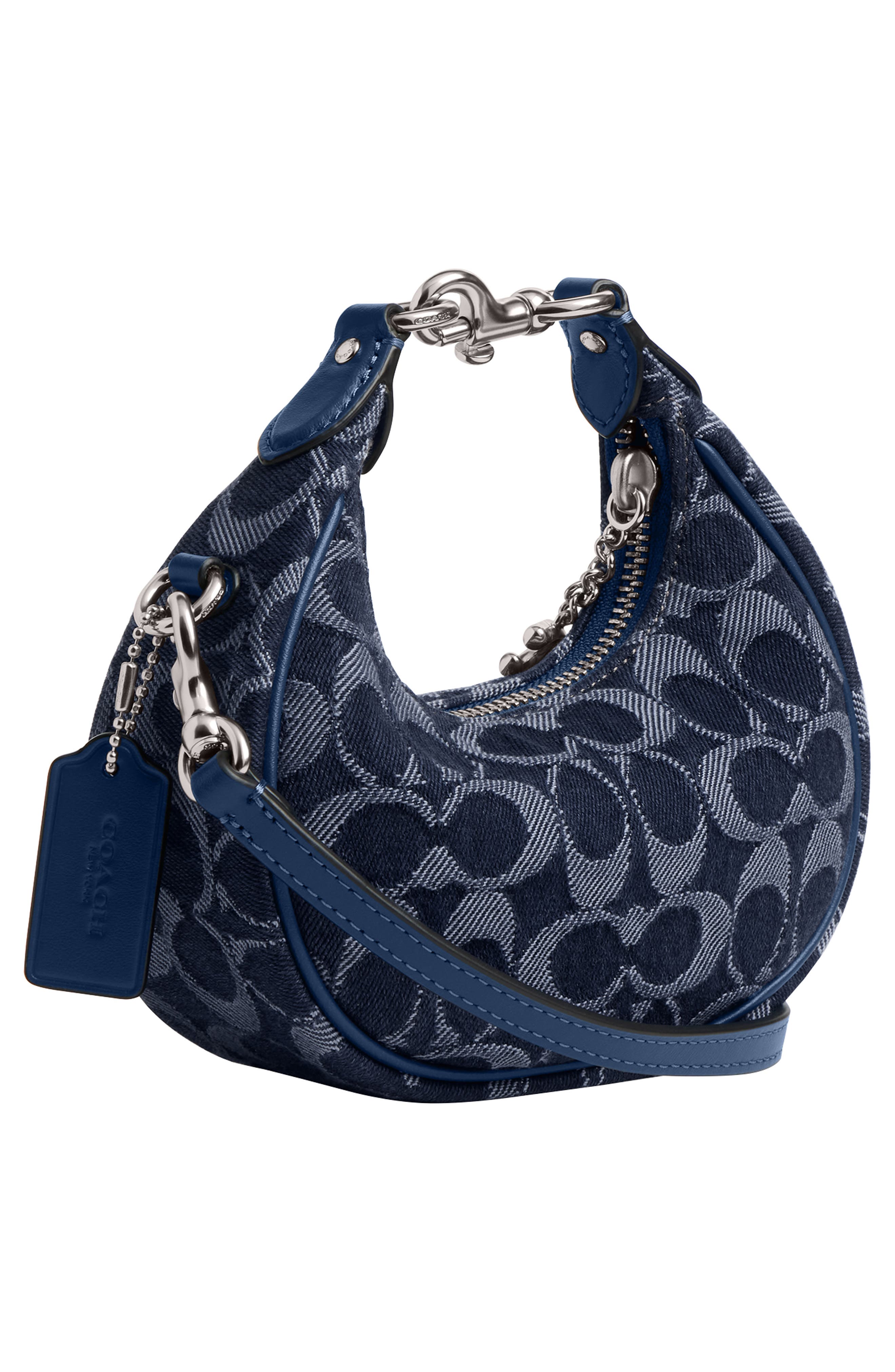 COACH Jonie Signature Washed Denim Crossbody Bag, Alternate, color, 