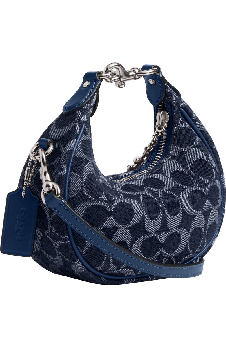 COACH Jonie Signature Washed Denim Crossbody Bag, Alternate, color,
