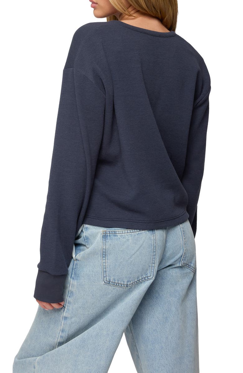 EDIKTED Deni Waffle Knit Henley, Alternate, color, 