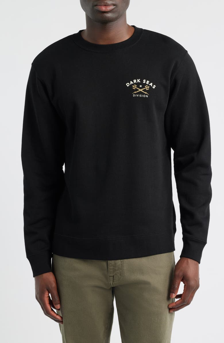 DARK SEAS Headmaster V3 Graphic Sweatshirt, Main, color, Black