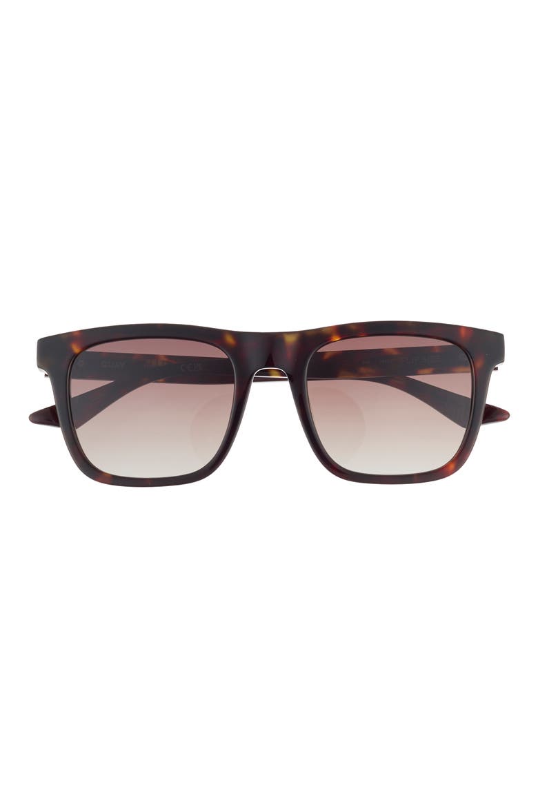 Flip Side 53mm Polarized Square Sunglasses, Alternate, color, DARK TORT/ BROWN POLARIZED