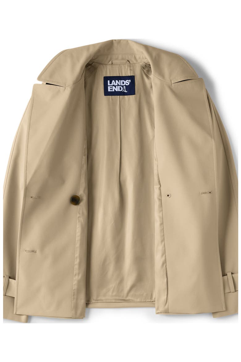 Plus Size Trench Rain Jacket, Alternate, color, Champagne